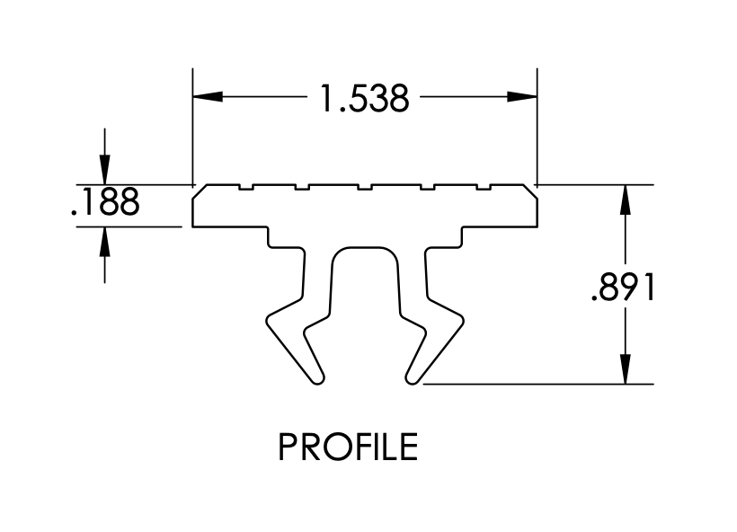 PAC Tools Strut Channel Cushion 8006-3