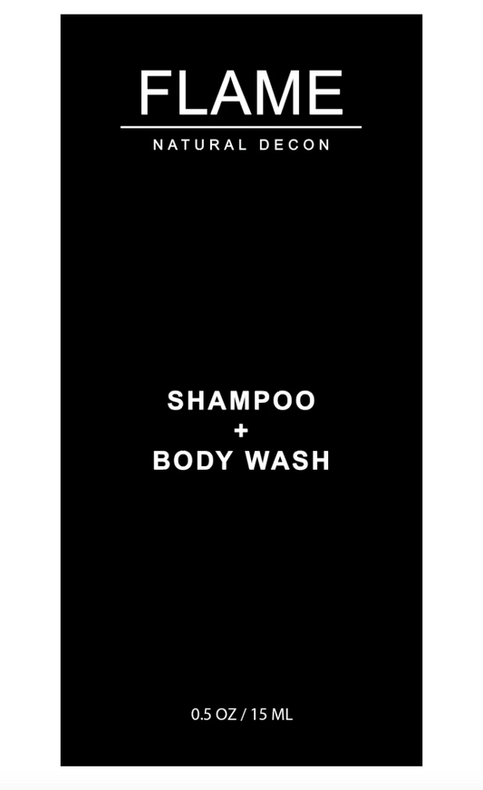 Flame Shampoo + Body Wash 0.5oz Packs