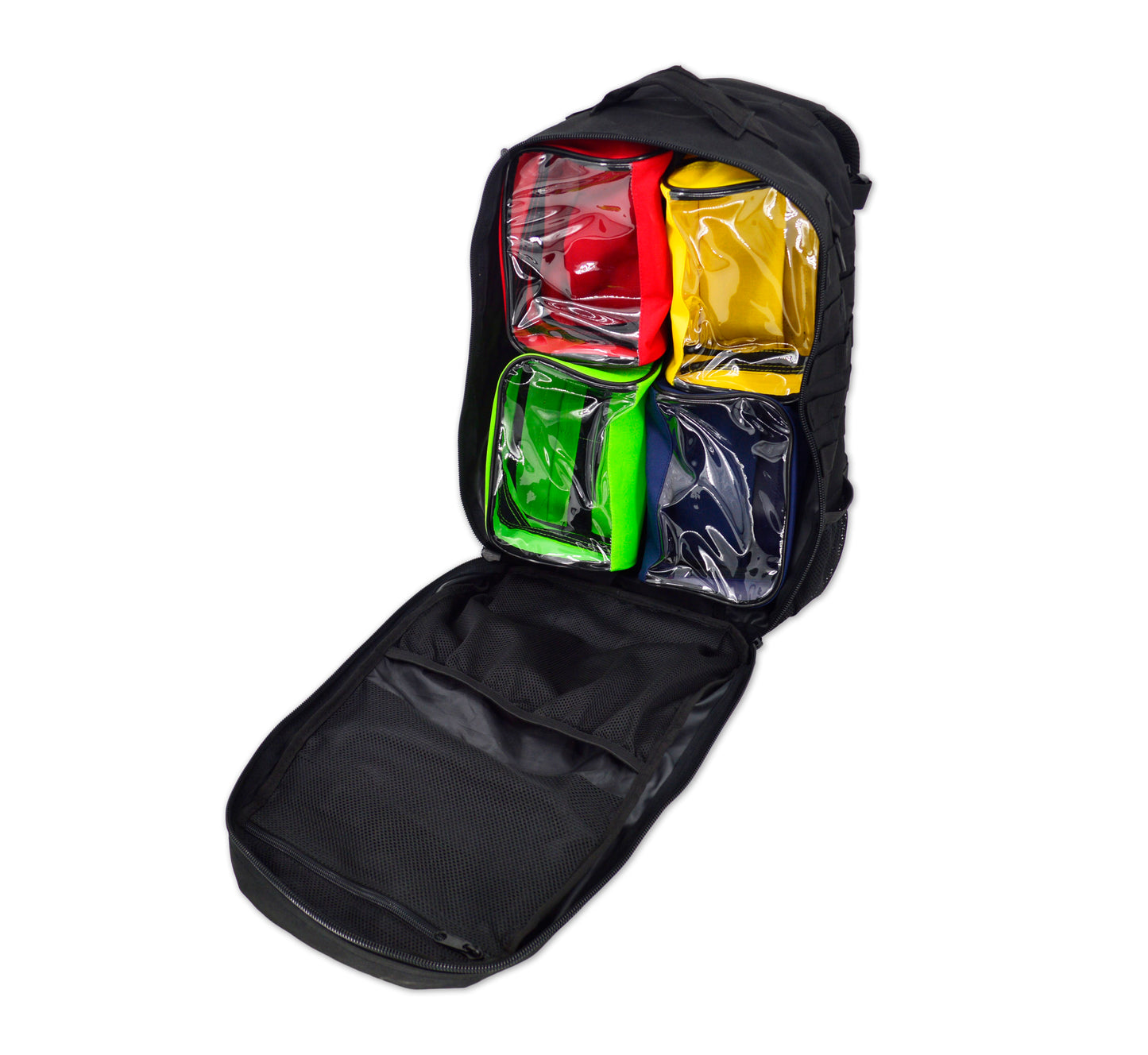 Modular Tactical Medic Backpack in Red and Black