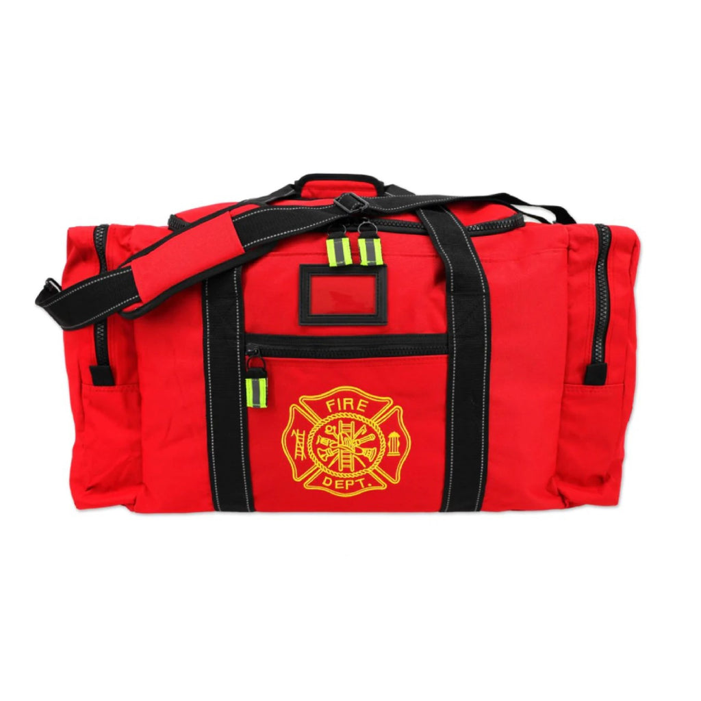 firefighter gear bag red