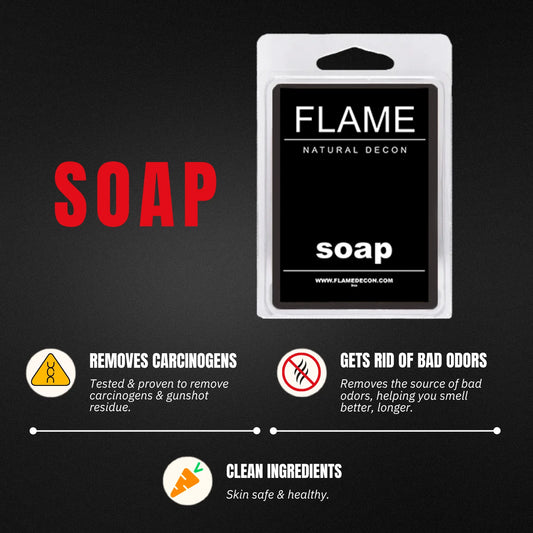 Flame Natural Decon Bar Soap