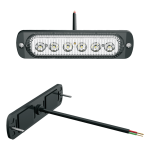 Amdor Luma Bar ALS-W 5" Rectangular Warning Light