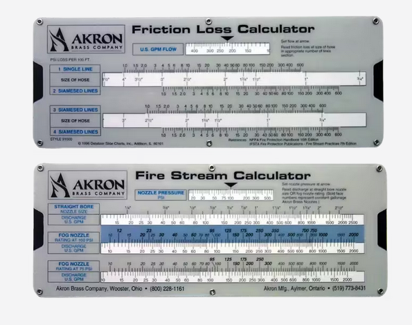 Akron Brass Fire Stream/Friction Loss Calculator