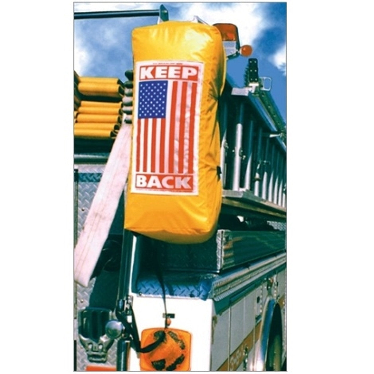 FRC Skull Saver Ladder Boot  with American Flag - Keep Back