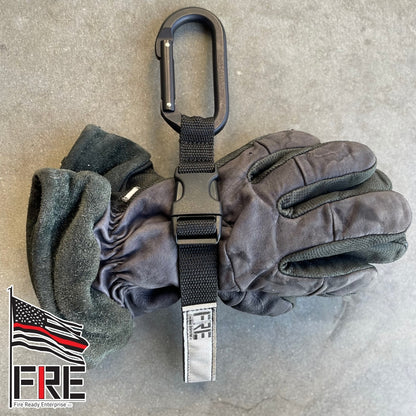 FRE Fire Ready Glove Strap With Black SMC Carabiner