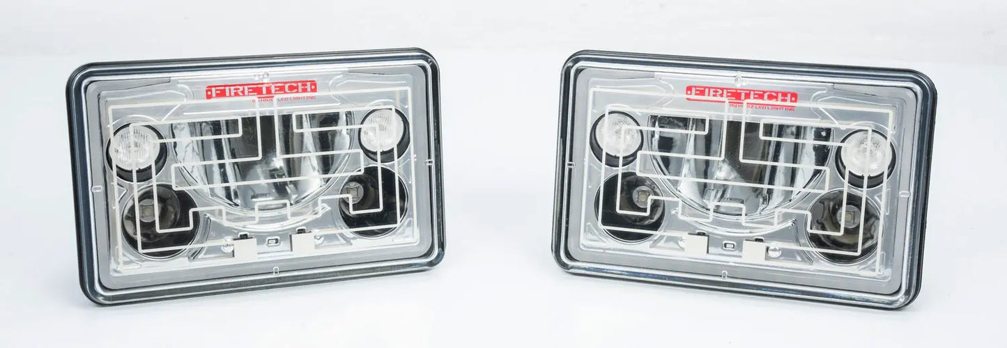 FireTech Rectangular Headlights