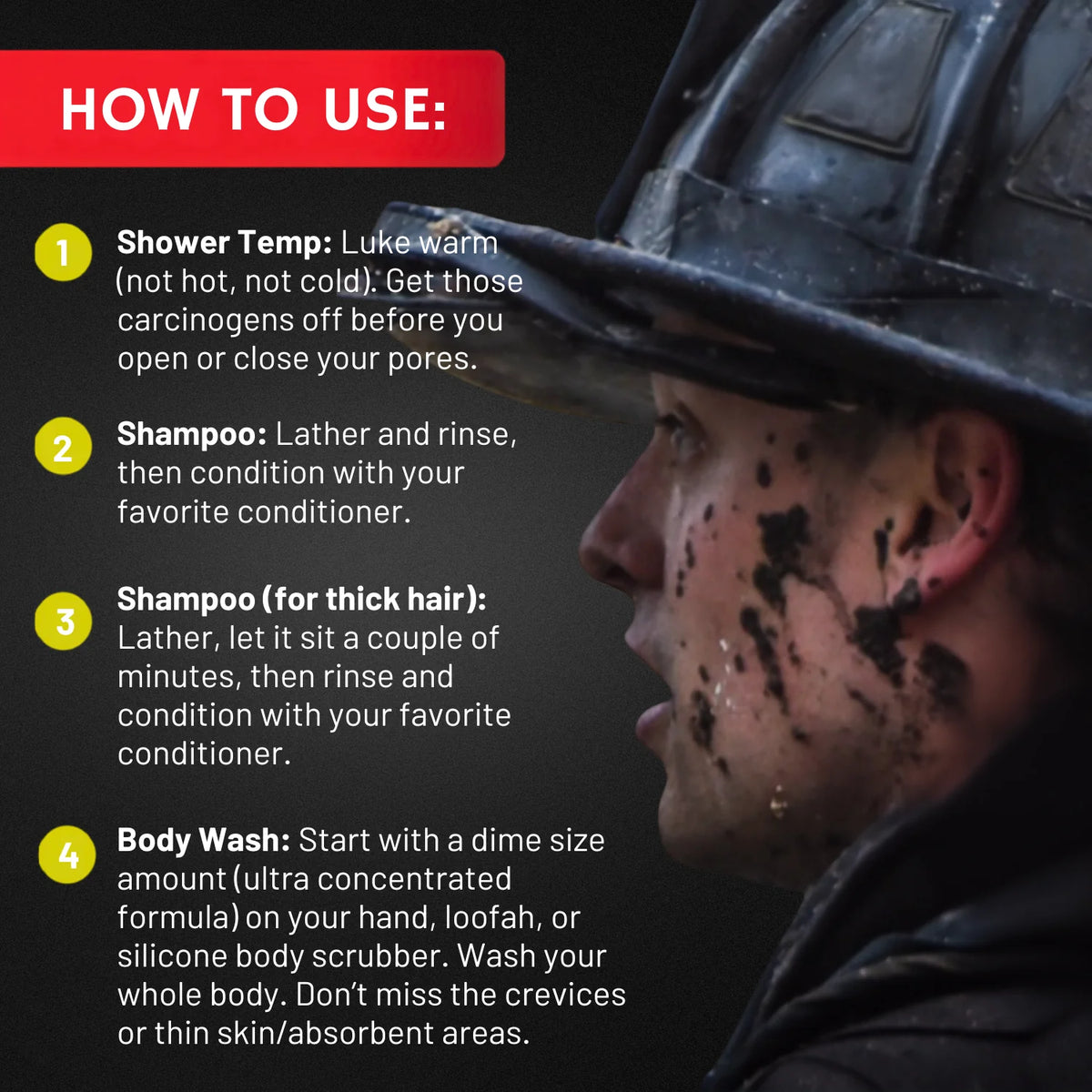 Flame Decon Shampoo + Body Wash