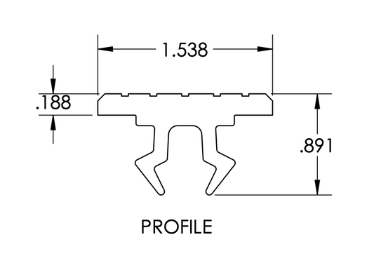 PAC Tools Strut Channel Cushion 8006-3