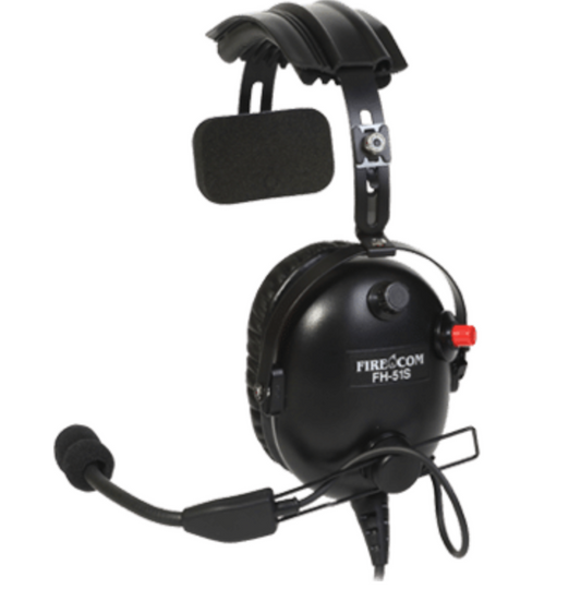 Firecom FH-51S Over the Head Single-Ear Wired Headset