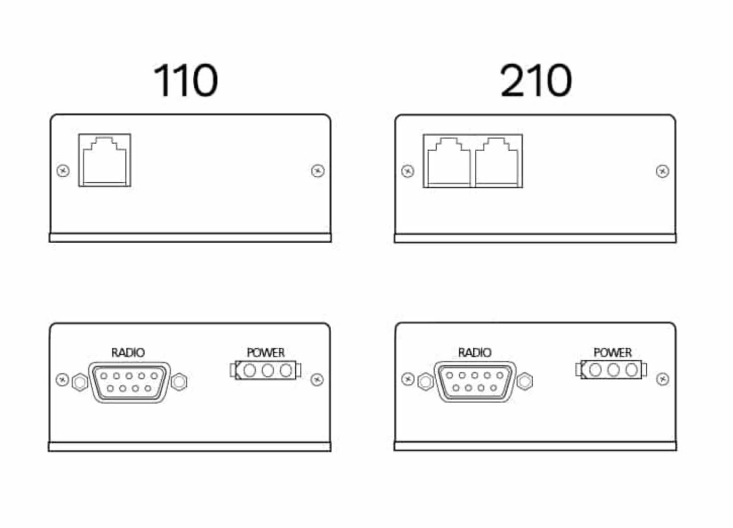 Firecom Analog Intercoms 110 and 210