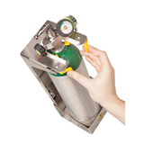 ZICO QR-D-2, QUIC-RELEASE Strapless D-Cylinder Bracket