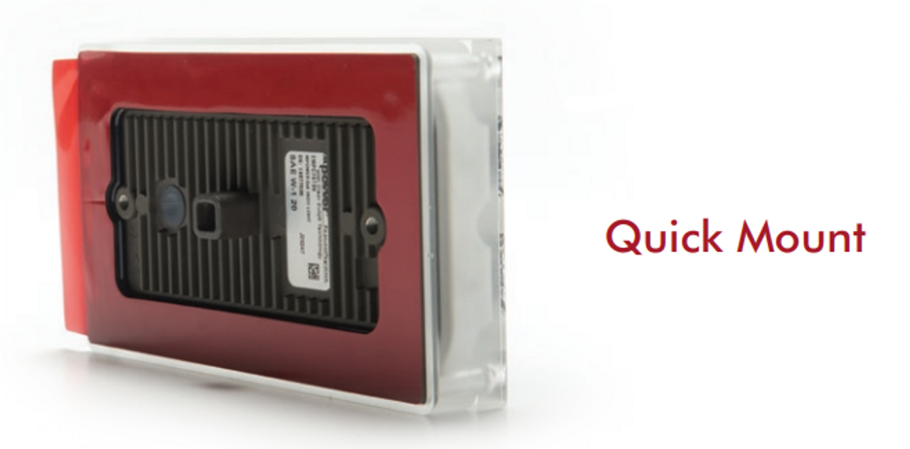 SoundOff Signal mPower 6x4  BackUp Series 18 LED Lighthead and 28 LED Lighthead