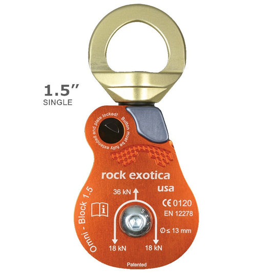 Rock Exotica Omni-Block Swivel Pulleys