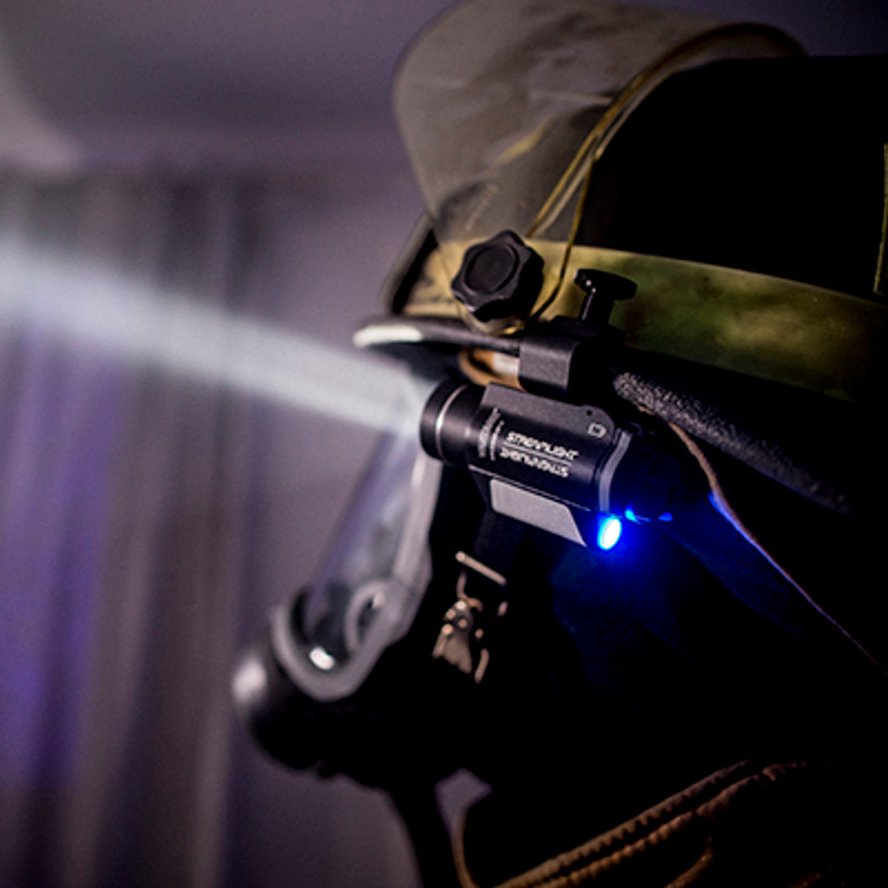 Streamlight Vantage Firemen's Tac Helmet Light with White and Blue LEDS