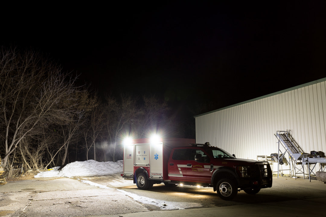 FireTech HiViz Guardian Elite Surface Mounted LED Scene Light Standard