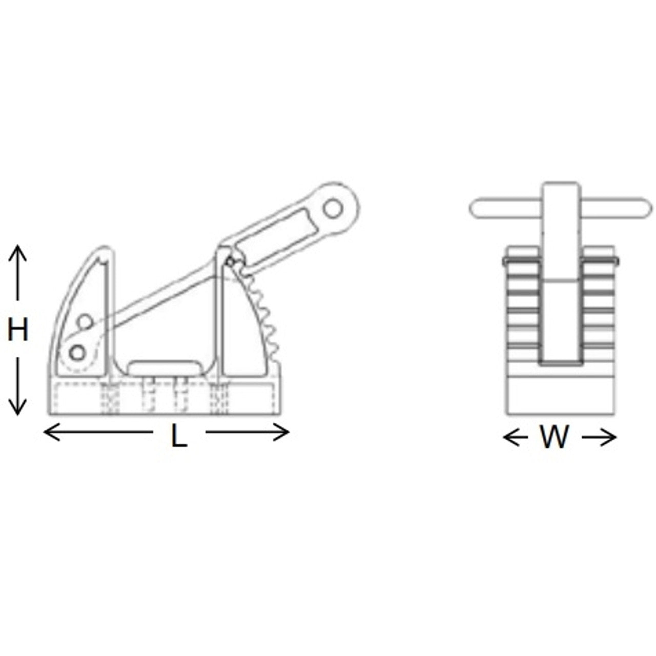 PAC Tool 1004 Handlelok Adjustable Mounting Bracket