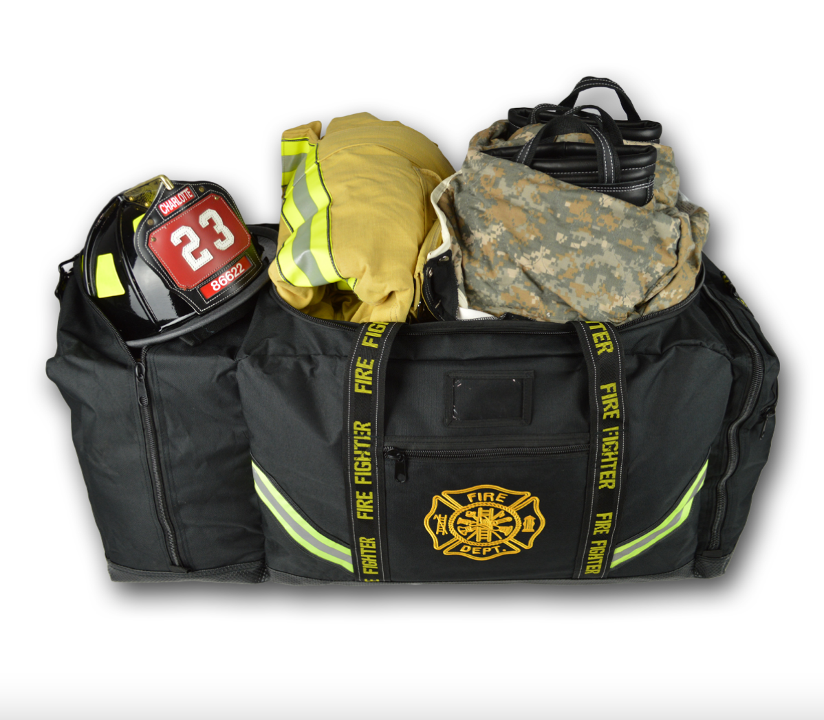 Firefighter Turn Out Gear Bag in Black