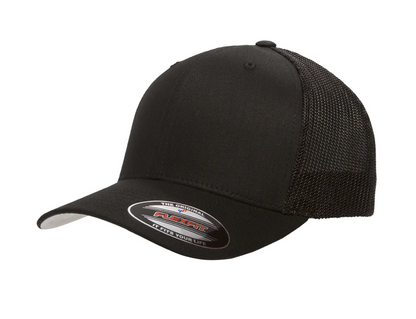 Black Thin Red Line Axe Fire Fighter Hat