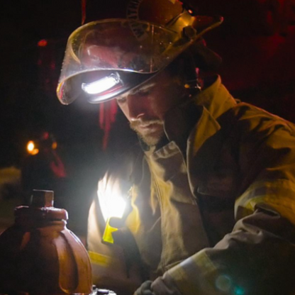 FoxFury Command+ Tilt White and Amber LED Headlamp / Helmet Light