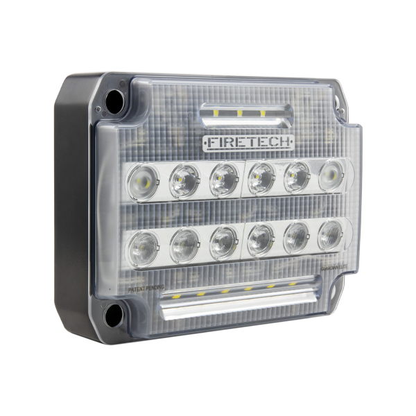 FireTech HiViz Guardian Surface Mounted LED Scene Light Standard Chrome or Black