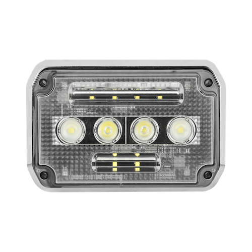 FireTech Guardian Junior Surface Mount Light in Chrome or Black