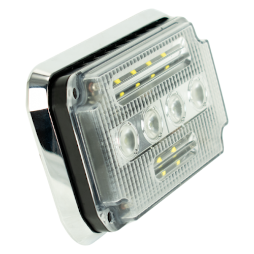 FireTech Guardian Junior Surface Mount Light in Chrome or Black