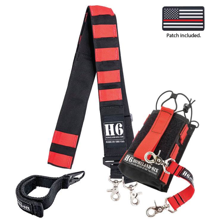 Homeland Six H6 Radio Strap Kit - Inferno Series
