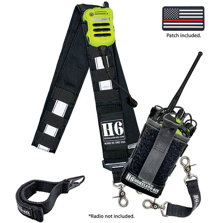 Homeland Six H6 Radio Strap Kit with 3M Silver Reflective