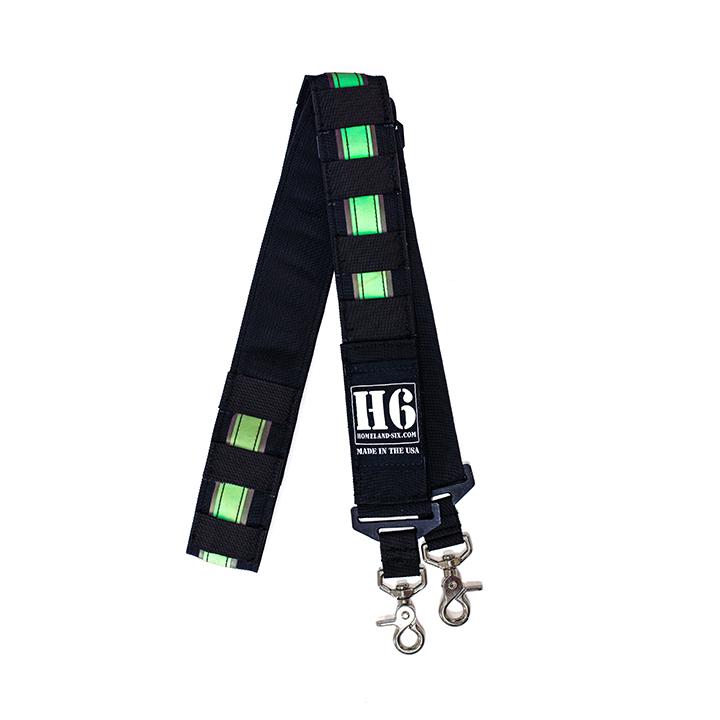 Homeland Six H6 Identifier Radio Strap W/ Glow & 3M Reflective Silver