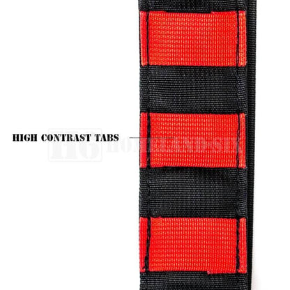 Homeland Six H6 Tactical Inferno Radio Strap W/ Red Tabs