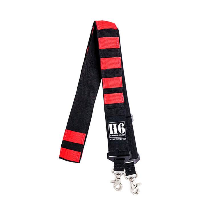 Homeland Six H6 Tactical Inferno Radio Strap W/ Red Tabs