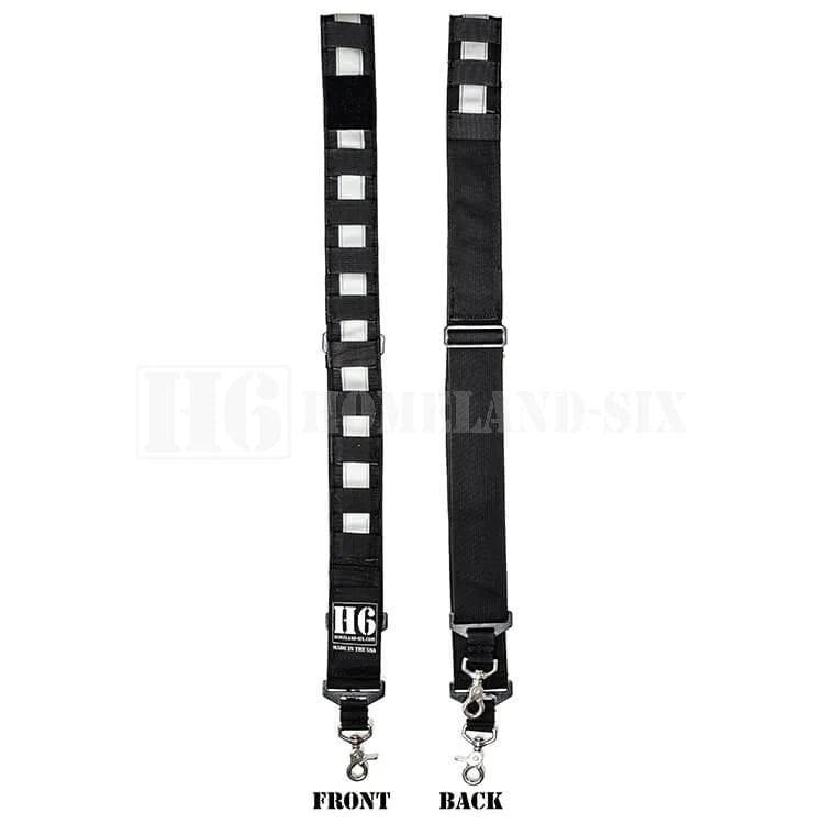 Homeland Six H6 Radio Strap with 3M Silver Reflective Standard and XL