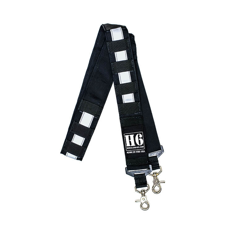 Homeland Six H6 Radio Strap with 3M Silver Reflective Standard and XL