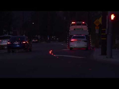 Pi-Lit Rechargeable ICS Paired Smart Sequential Road Flares Orange